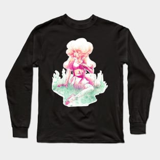 Pink Diamond Long Sleeve T-Shirt